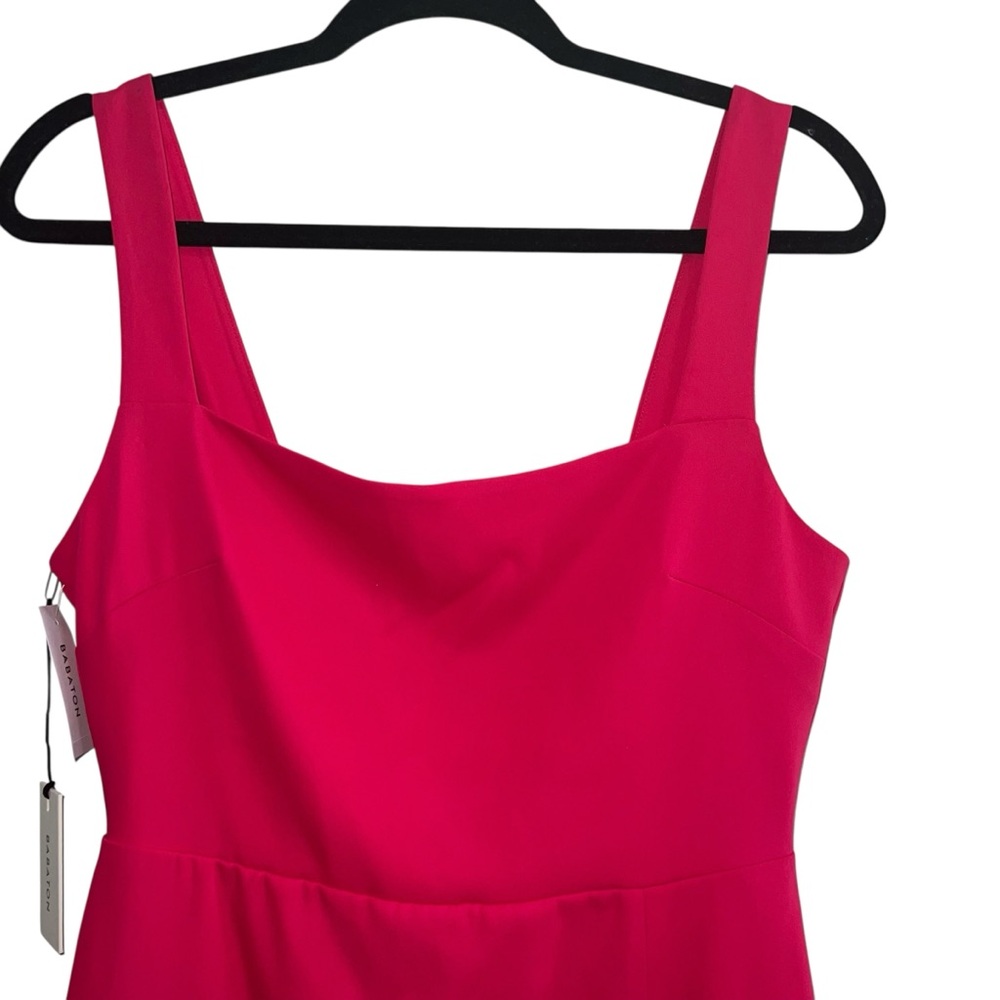 NEW NWT Babaton Aritzia 90’s Slit Mini Dress In Eros Pink Fuchsia - Picture 3 of 10
